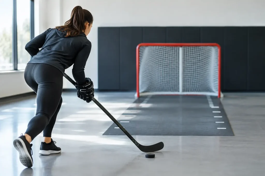 Indoor Hockey Shooting Lane Training That Transfers