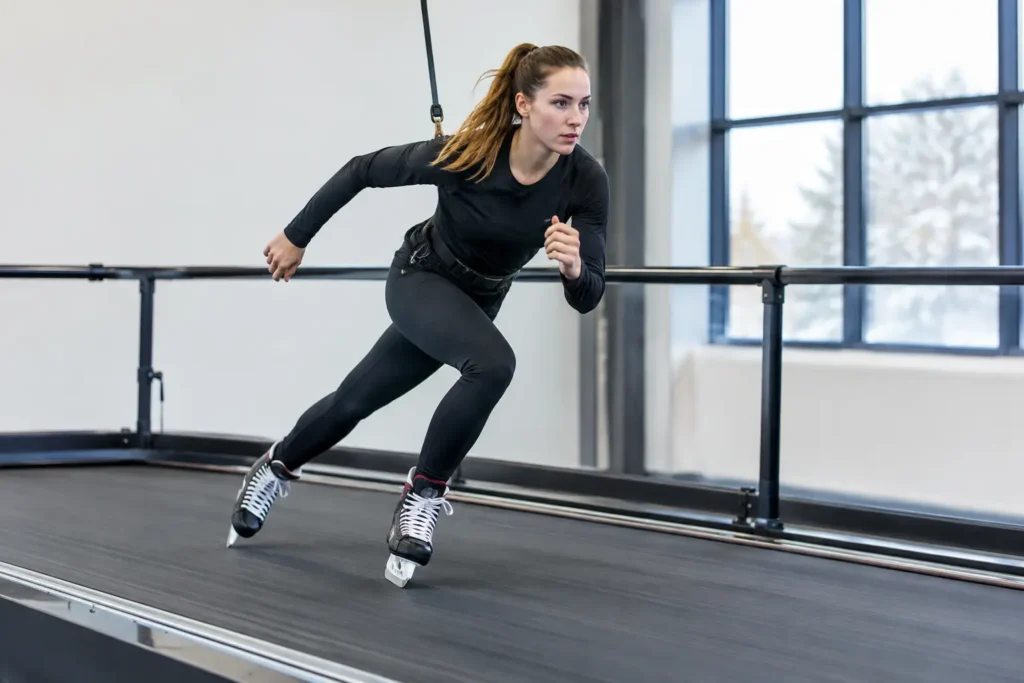 Skating Treadmill Training Edmonton for Speed